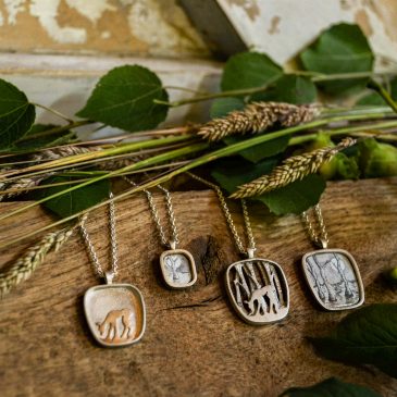 Why I make ~ Deer in the trees necklace