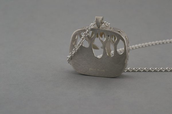 Back of hare pendant